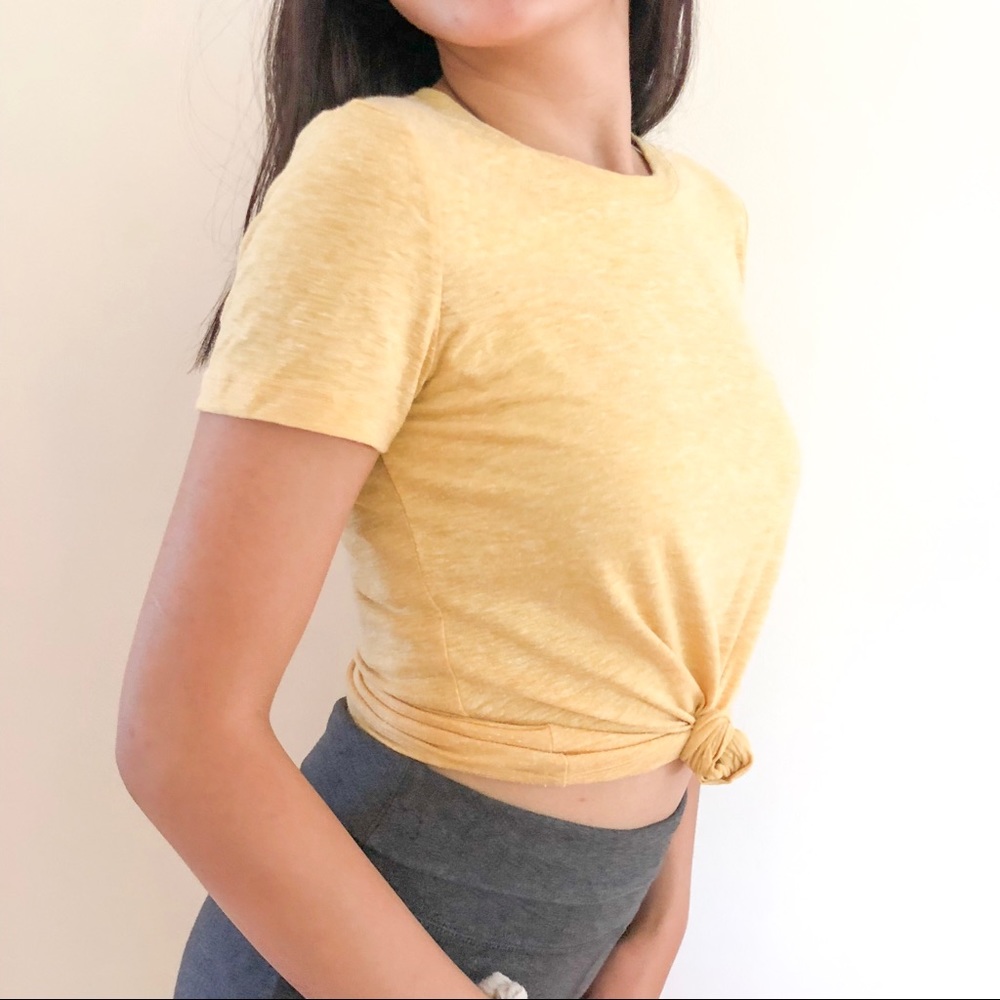 Forever 21 Yellow T-Shirt